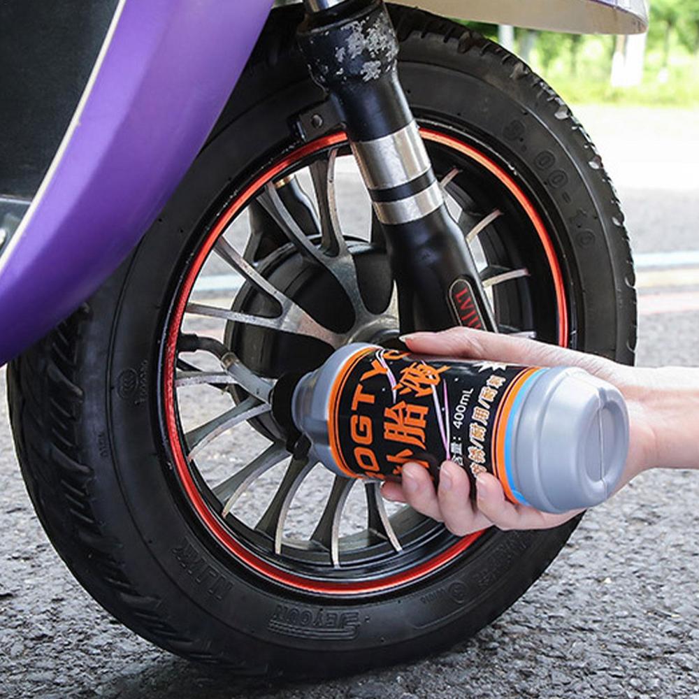 400ml Tire Sealant Tire Repair Kit Non-destructive Environmental Fast Flat for Small Medium Wheeled Road Vehicles
