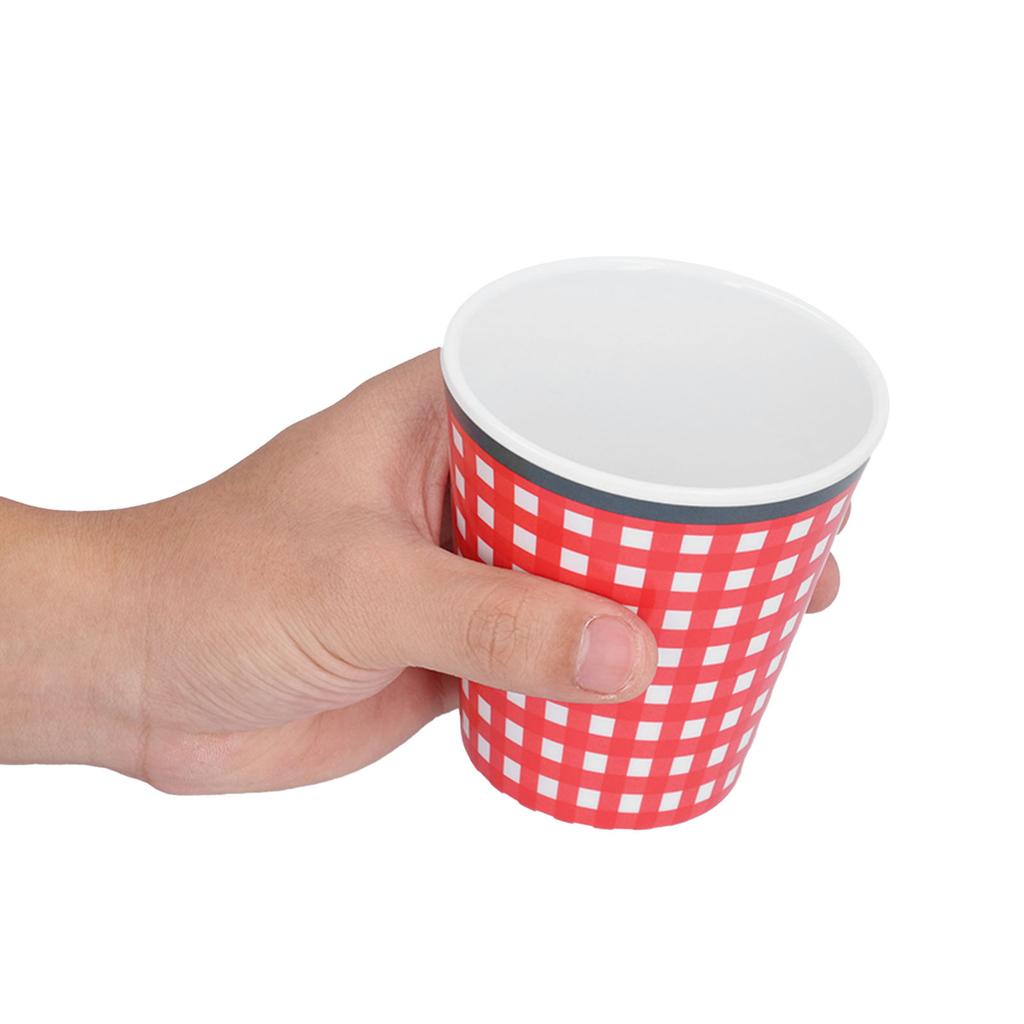 260ml Imitation Porcelain Water Cup Coffee Milk Cup Drinking Mug for Restaurant School Use