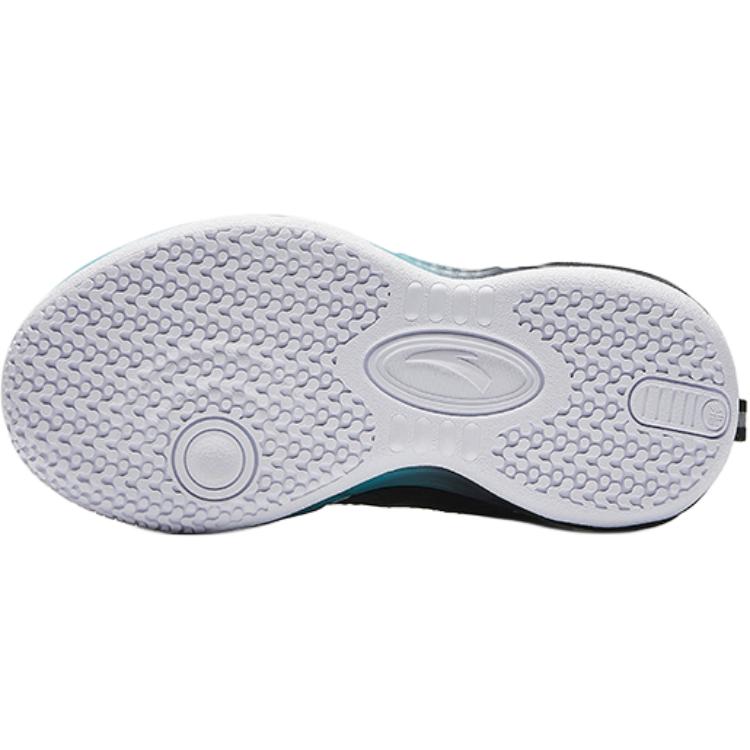 Anta Kids Asymmetrical Synthetic Leather Slip-On Rotating Buckle Non-Slip Wear-Resistant Mid-Top Basketball Shoes Kids basketball shoes 312449951-3