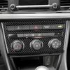 For Seat Leon MK3 2013 2014 2015 2016 2017 2018 2019 2020 Real Soft Carbon Fiber Sticker LHD RHD Car Central AC Button Panel