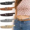 Pin buckle Business Waist Belt Casual Waistband Fashion Suede Leather Belt  For Women