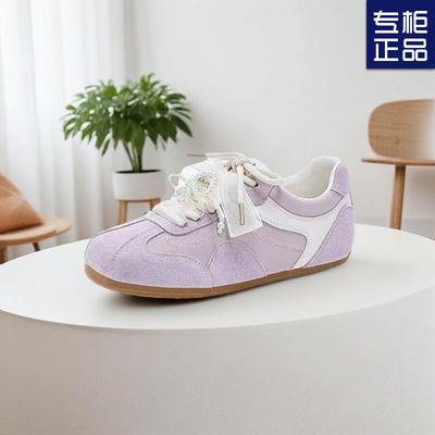 Chaussures d'entraînement allemandes violet taro niche printemps nouvelle mode polyvalentes chaussures décontractées d'extérieur respirantes basses