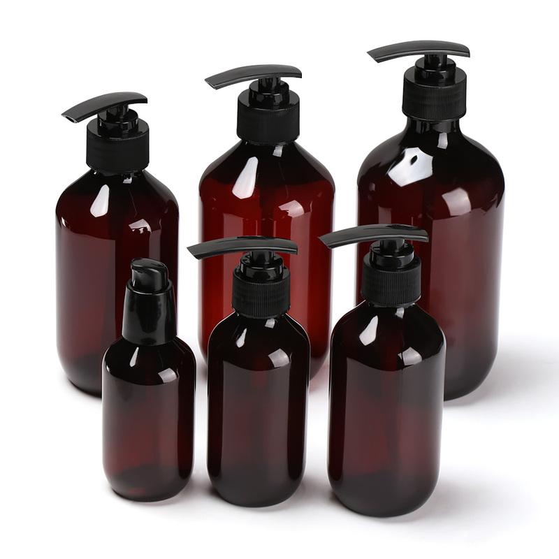 Soap Dispenser Refillable Lotion Container Plastic Liquid Shampoo Shower Gel Bottles Home Bath Supply 100/150/200/300/400/500ML