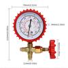 Professional Manifolds Gauge Aluminum Pressure Gauge Air Conditioner Charging Pressure Gauge Suitable for R22/R134/R404