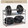 Modern 2-Tier Stainless Steel Countertop Spice Rack