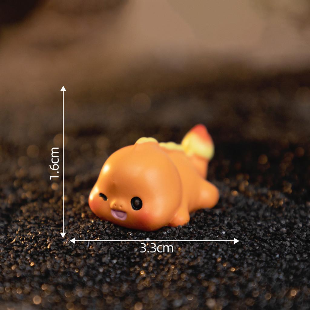 Adorable Resin Cartoon Dragon Figurines Miniature Desk Ornaments Blind Box Set