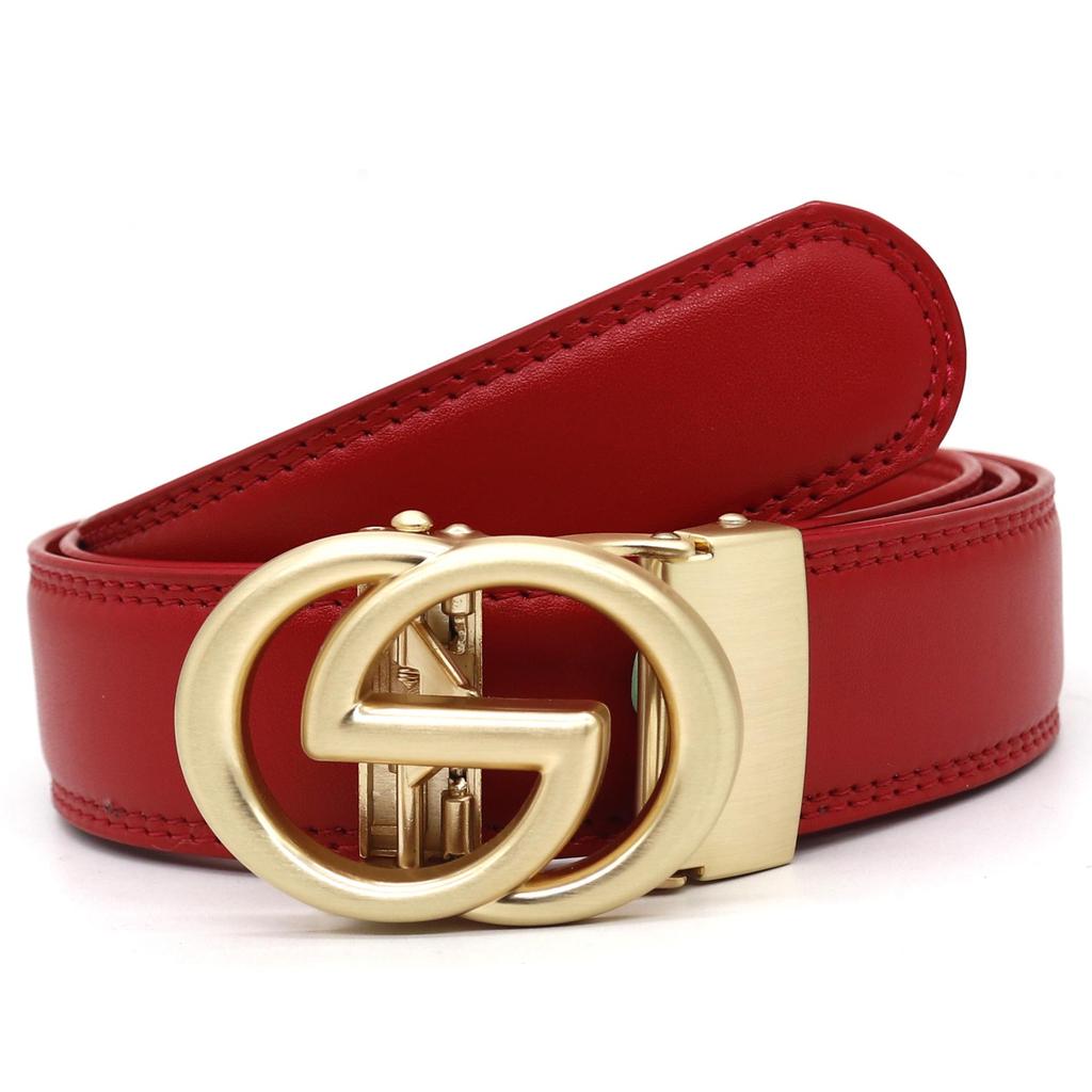 Genuine Leather Men's Belt - 10 Colors, Casual & Business, Soft Cowhide, Automatic Buckle Waistband