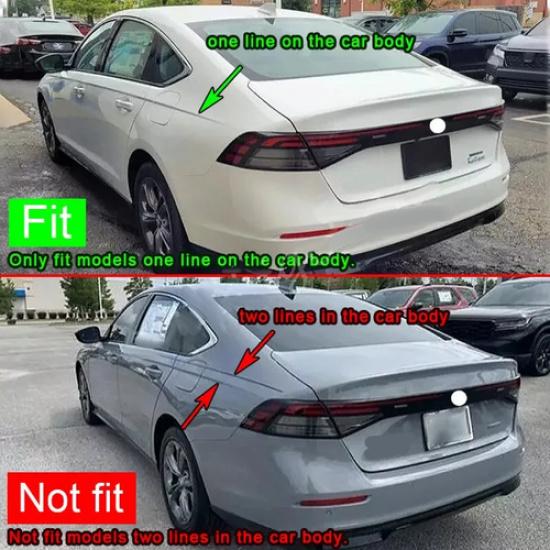 For Honda Accord 11 Gen -2025 Carbon Fiber Fuel Tank Cover Trims Accessories