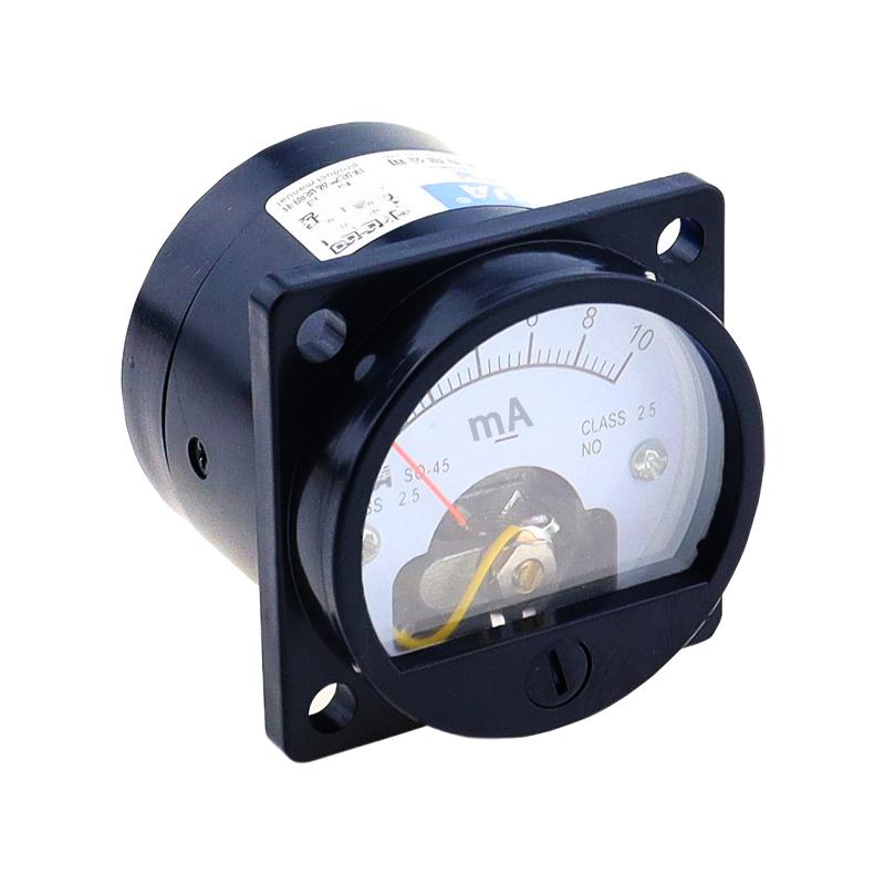 1 Piece 2.5 Accuracy DC 0-100mA Ammeter SO-45 Class Round Analog Panel Meter Black tester amperometro 20ma analog ampermeter