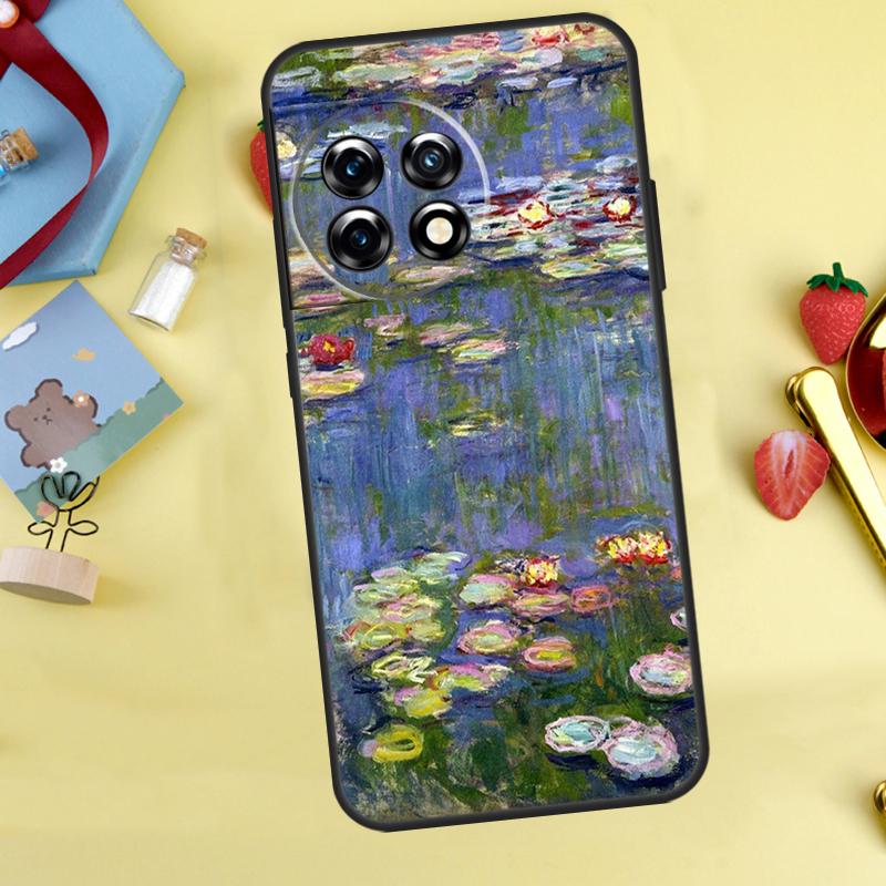 Claude Monet Malerei Hülle Für OnePlus 13T 13R 12 12R 15 13 11 10 10T 8T Nord 5 CE 2 3 4 Lite Nord N20 N30 Abdeckung