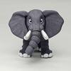 3D Printed Elephant Figurine Movable Joints Simulated Elephant Stress Relief Animal Fidget Toy Home Office Desktop Decoration Ornament