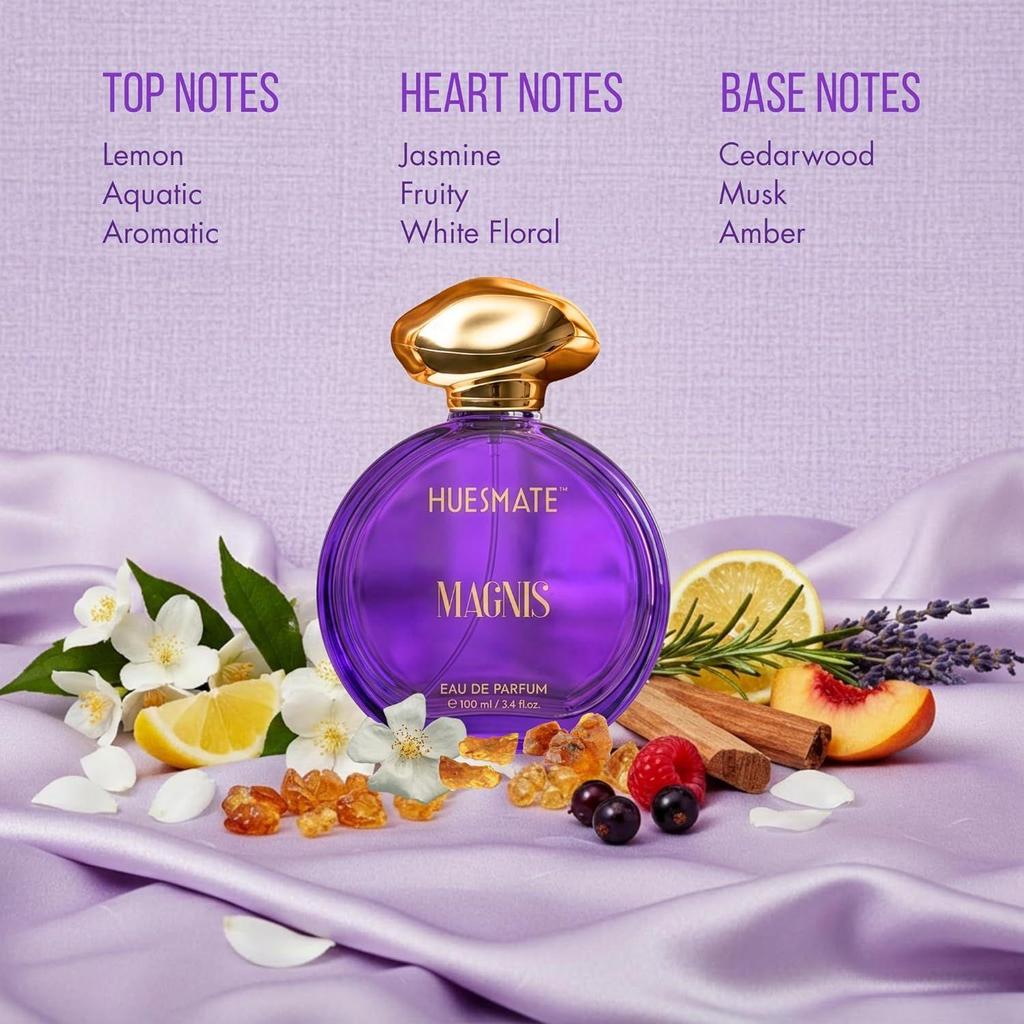 MAGNIS Luxury Perfume for Women | Long Lasting Fragrance | Premium EDP | Floral, Fruity, Aromatic, Fresh, Woody, Oriental Scent Profile