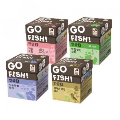 Happy Baobab Go Fish Hangul Set: Consonants & Vowels + No Final Consonants + Basic Final Consonants + Advanced Final Consonants