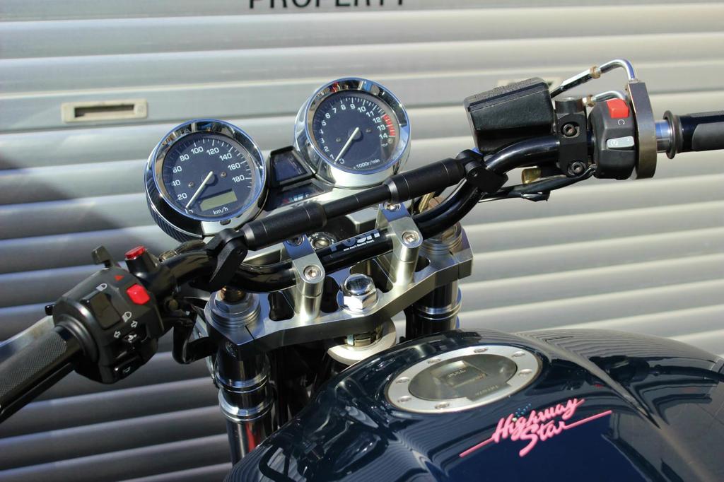 POSH FAITH Adjustable Handlebar Brace Adjustable Shaft Matte Kit, Length 147-228mm, Black, 030367-26