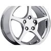 4pcs Wheel Center Caps Compatible with 2000-2004 Corvette C5 Z06 Chrome Center Cover Replacement S207-09 WCA-155