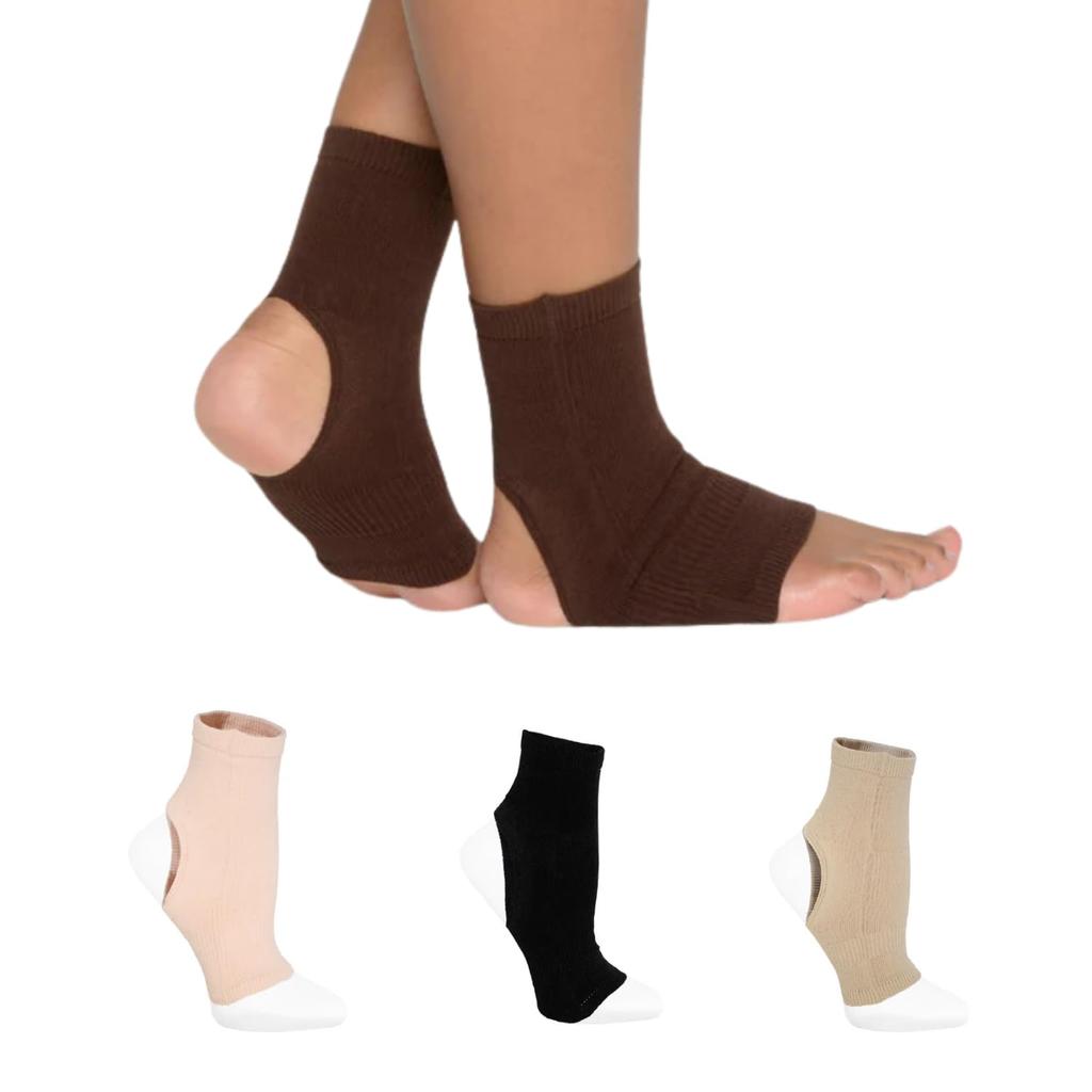 APOLLA Joule Shock Ankle Specially Designed for Perfect for and Sports Support, Dancers, Ballet, Dance, Yoga, Jogging, (Nude, XL)