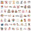55Pcs Happy Birthday Creative Graffiti Stickers Suitcase Water Cup Stationery Laptop Refrigerator Decoration Diy Decals