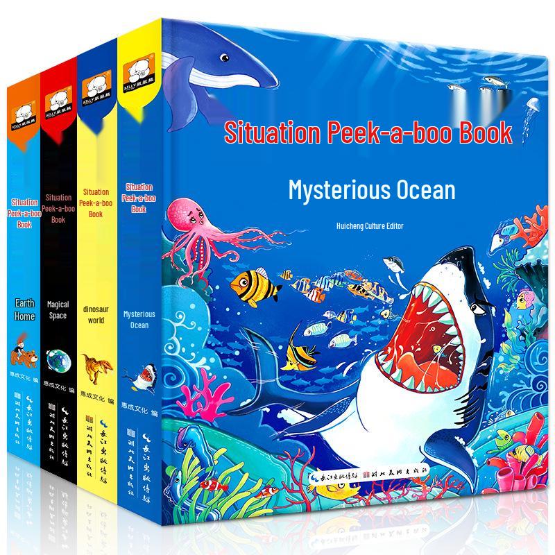 8-Volume 3D Pop-Up Science Book for Kids: Tear-Resistant Hardcover Picture Series