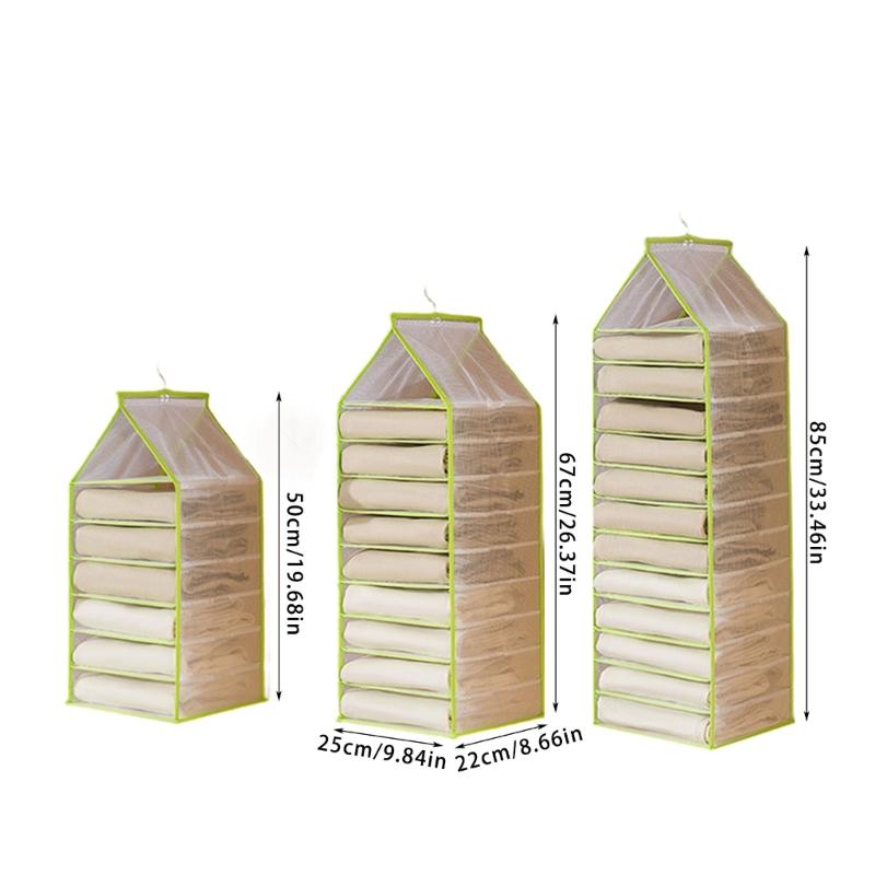 Streamlineds Organization with Door Hanging Multilayer Storage Bag Suitable for Shoes Stationery Cosmetics Storage