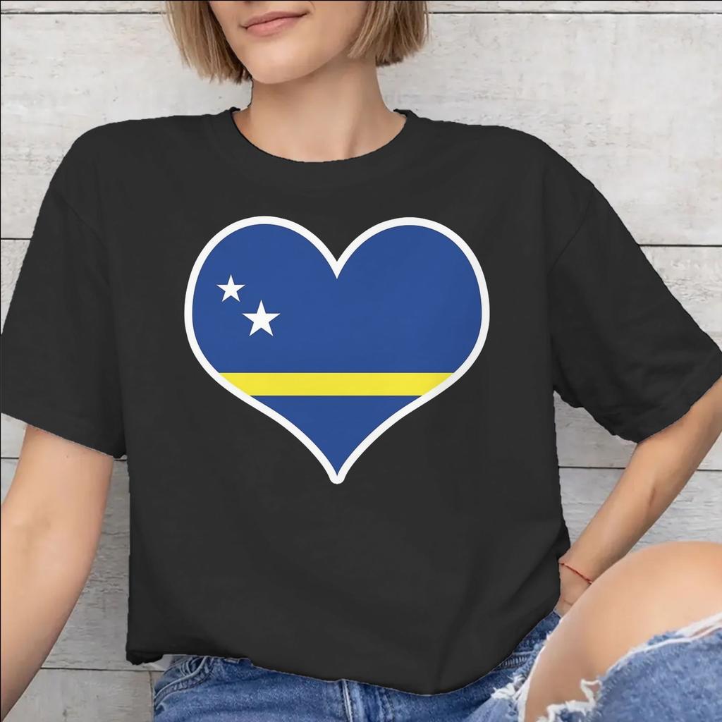 Curacao Football Apparel Unisex T Shirts Cotton Tee Printed Tshirt Clothing