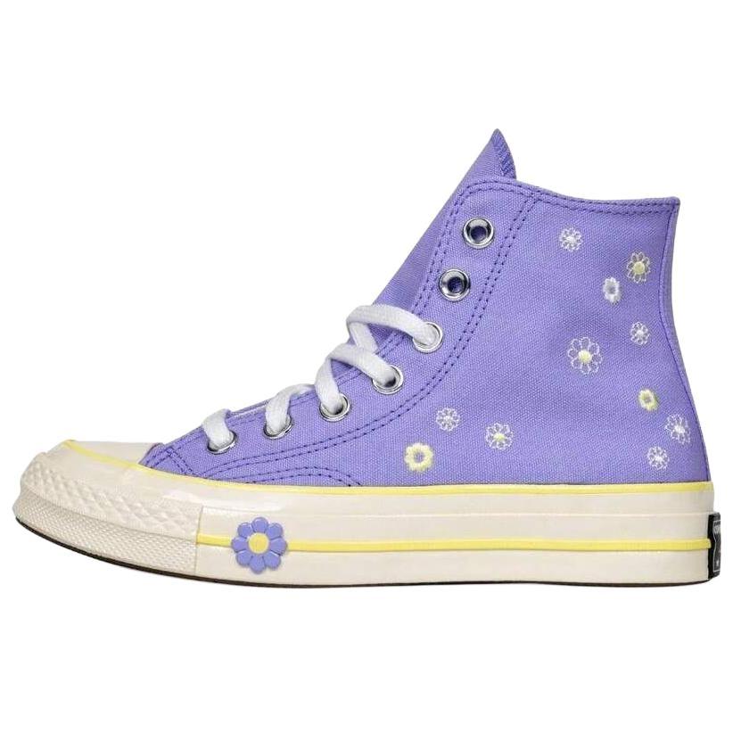 Converse CHUCK TAYLOR 70s Fashionable and Comfortable High-top Canvas Shoes for Women In Purple