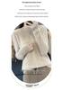 Women's Cashmere Sweater: Round Neck, Solid Color, Long Sleeve, Thickened Knit, Versatile Slim Fit, Autumn/Winter Pullover.