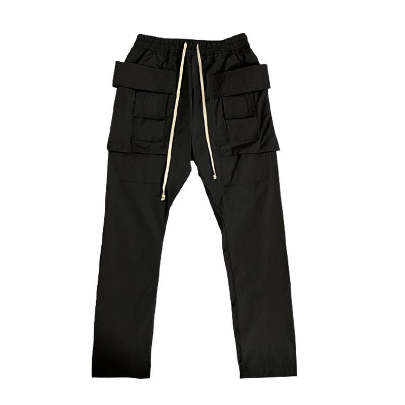 Unisex RO Double Ring Work Trousers: Versatile, Stylish High Street Fashion for Any Season, Capturing the European and American Autumn Dark Trend.