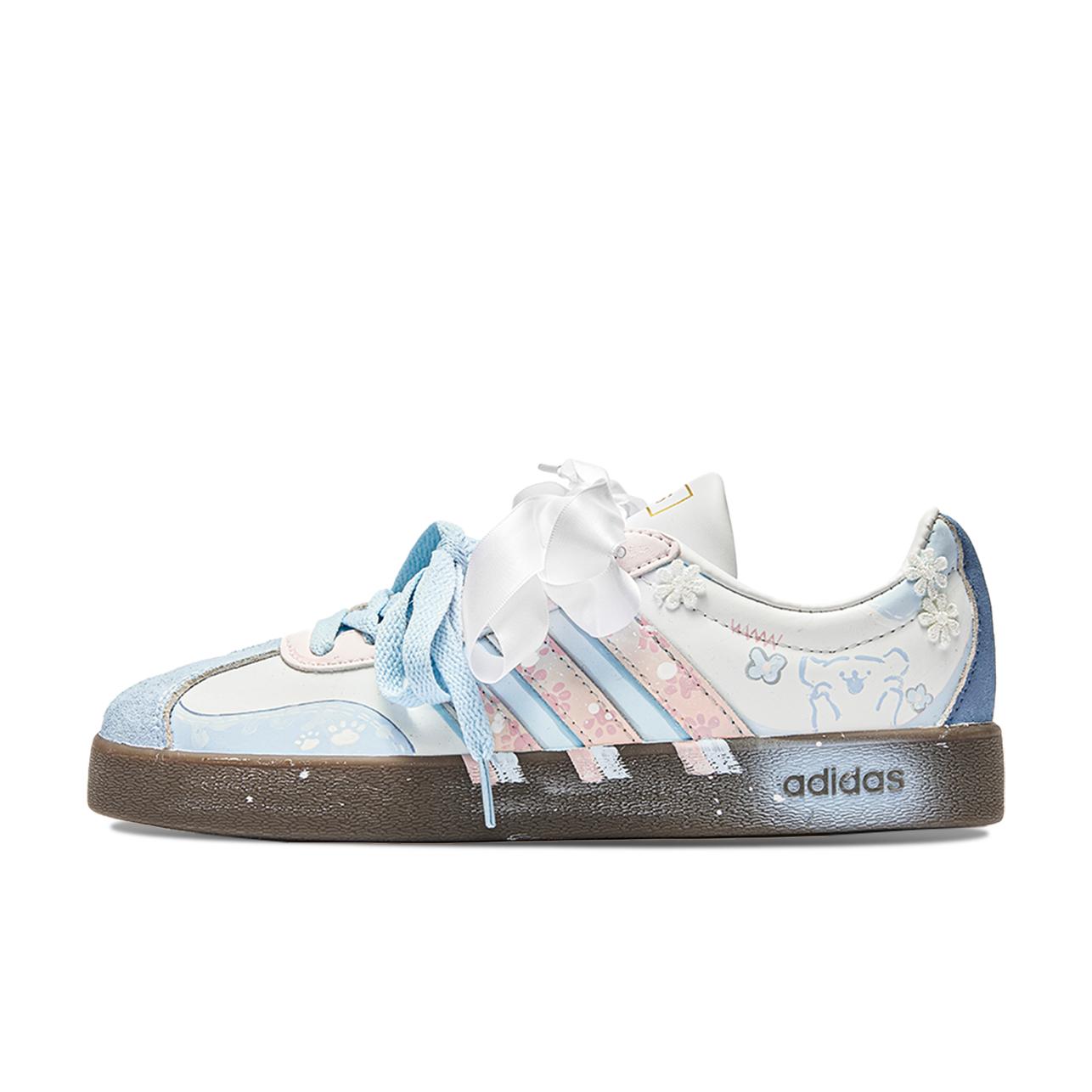 

Adidas Neo VL Court 2.0 Lively Island, Ice Cream Leather Abrasion Resistant Abrasion Resistant Low top Skateboard Shoes ID6015(Team799-) 42