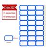 Colored Self-Adhesive Label Stickers for Handwriting, 50 Sheets - Office Use Name & Price Tags