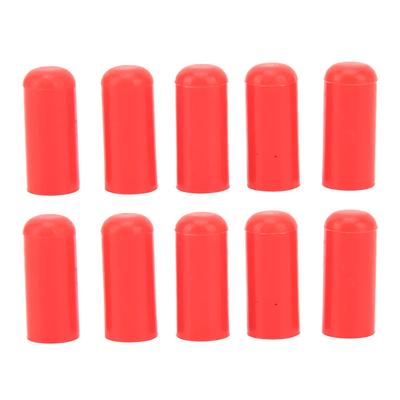 10PCS Intake Vacuum Hose End Universal 4mm Heat Resistant Silicone Blanking Cap for BOV Pipe Line Red