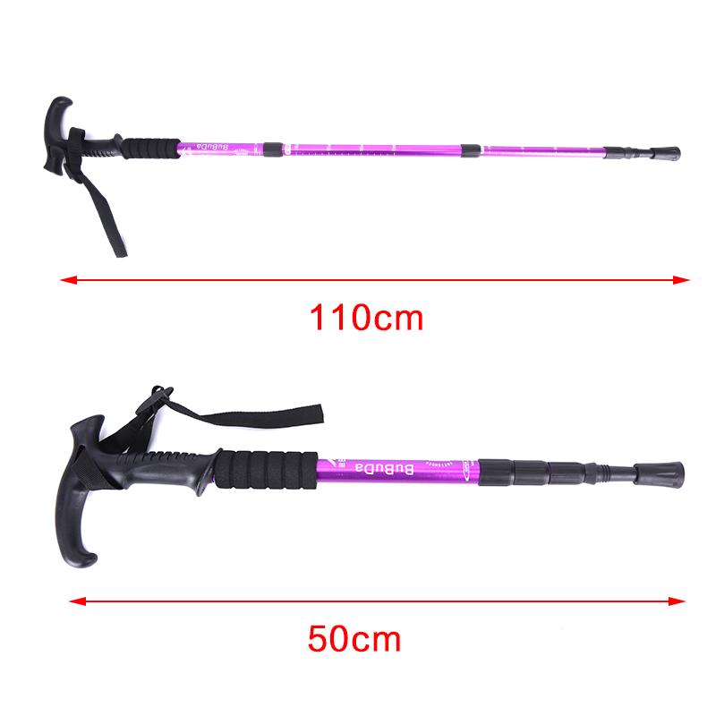 Buy Practical Telescopic Trekking Hiking Folding Walking Anti Shock