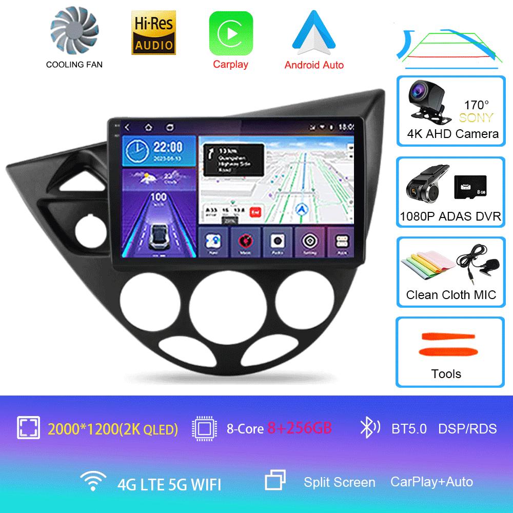 9“ Android 13 For Ford Fiesta 1995-2001 Focus MK1 1998-2004 7 Inch Multimedia Car Radio Stereo Carplay Autoradio Head Unit Auto