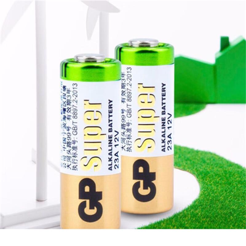GP 23A 12V Alkaline Batteries CN plug (adapter included)