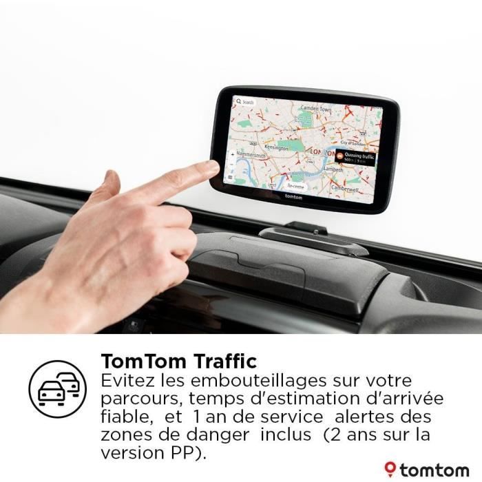 TomTom - GO Camper Max 2ème génération - GPS Camping-car, caravanes et voiture - 7 pouces - Points d'intérêts dédiés - Carte Monde