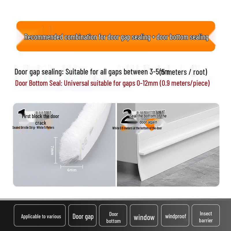 Self-Adhesive Door & Window Weatherstrip