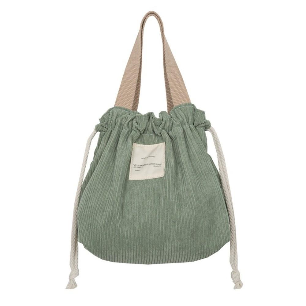 Durable Portable Drawstring Lunch Bag Large Capacity Multifunctional Handbag Tote Bag Picnic Camping