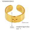 Minimalist Textured Open Ring - Cold Style Fashion Jewelry for Index Finger