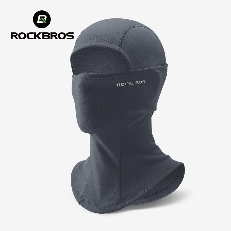 ROCKBROS Winter Radsportmaske Fleece Thermisch Warmhalten Winddicht Radfahren Gesichtsmaske Sturmhaube Skimaske Angeln Skifahren Mütze Kopfbedeckung