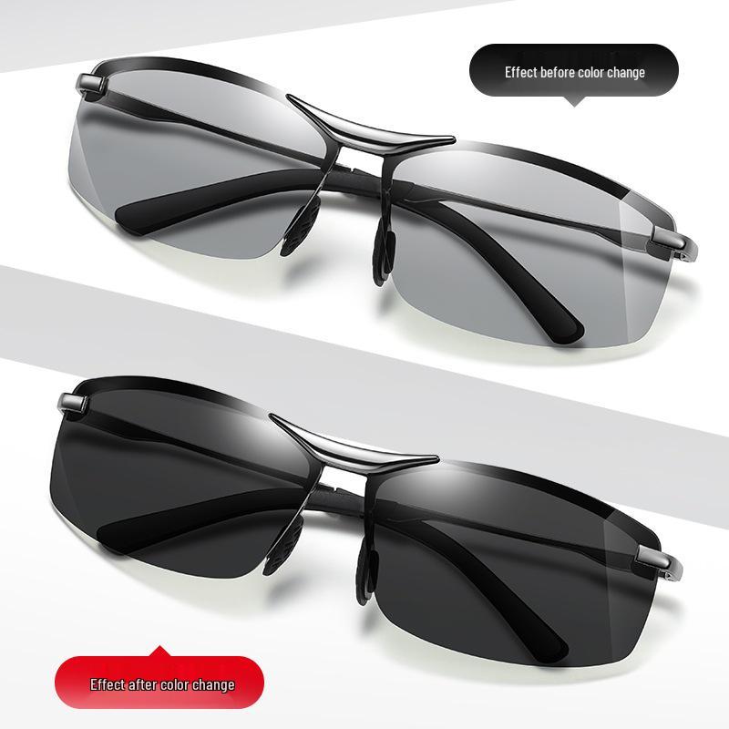Men's Polarized Photochromic Sunglasses for Driving & Fishing - Model A557