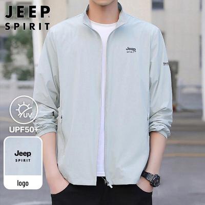Мужская солнцезащитная куртка JEEP SPIRIT из ледяного шелка