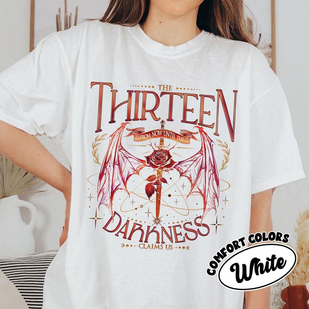 The Thirteen Throne Of Glasscotton Shirt The Thirteen Unisexon Blackbeak Fan Shirt Sjm Throne Of Glass Merch