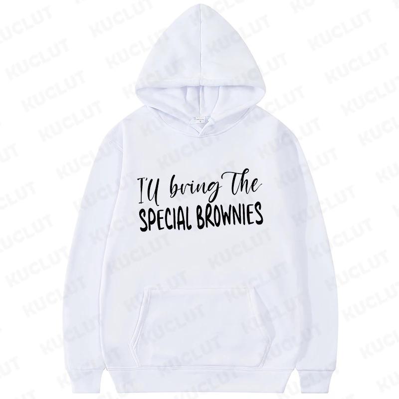 Funny Team Bride Hoodies Clothes I'll Bring The Chaos Booze Loose Pullover Hooded Sweatshirt Girls Bachelorette Party Sportwear