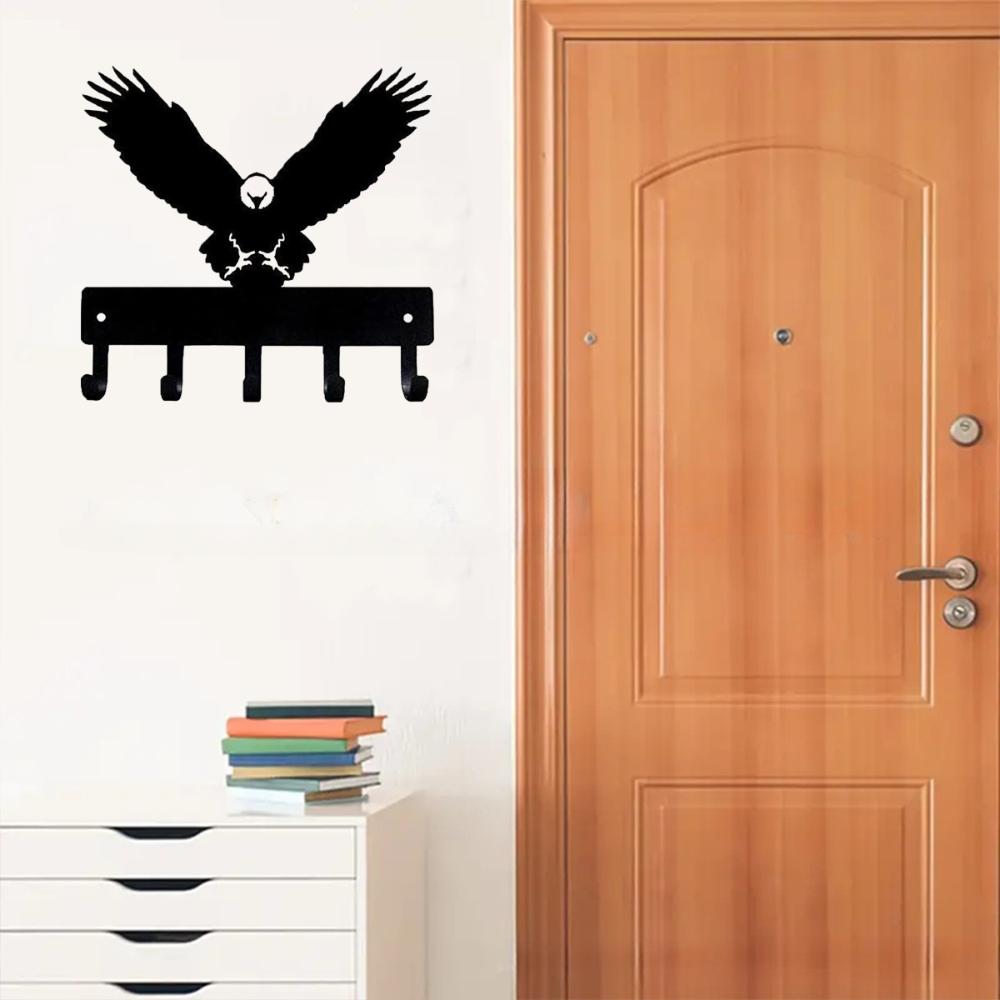 Eagle Bird Key Rack Hanger - Small 6 Inch Wide Hanger In The Hallway Decoration For Home