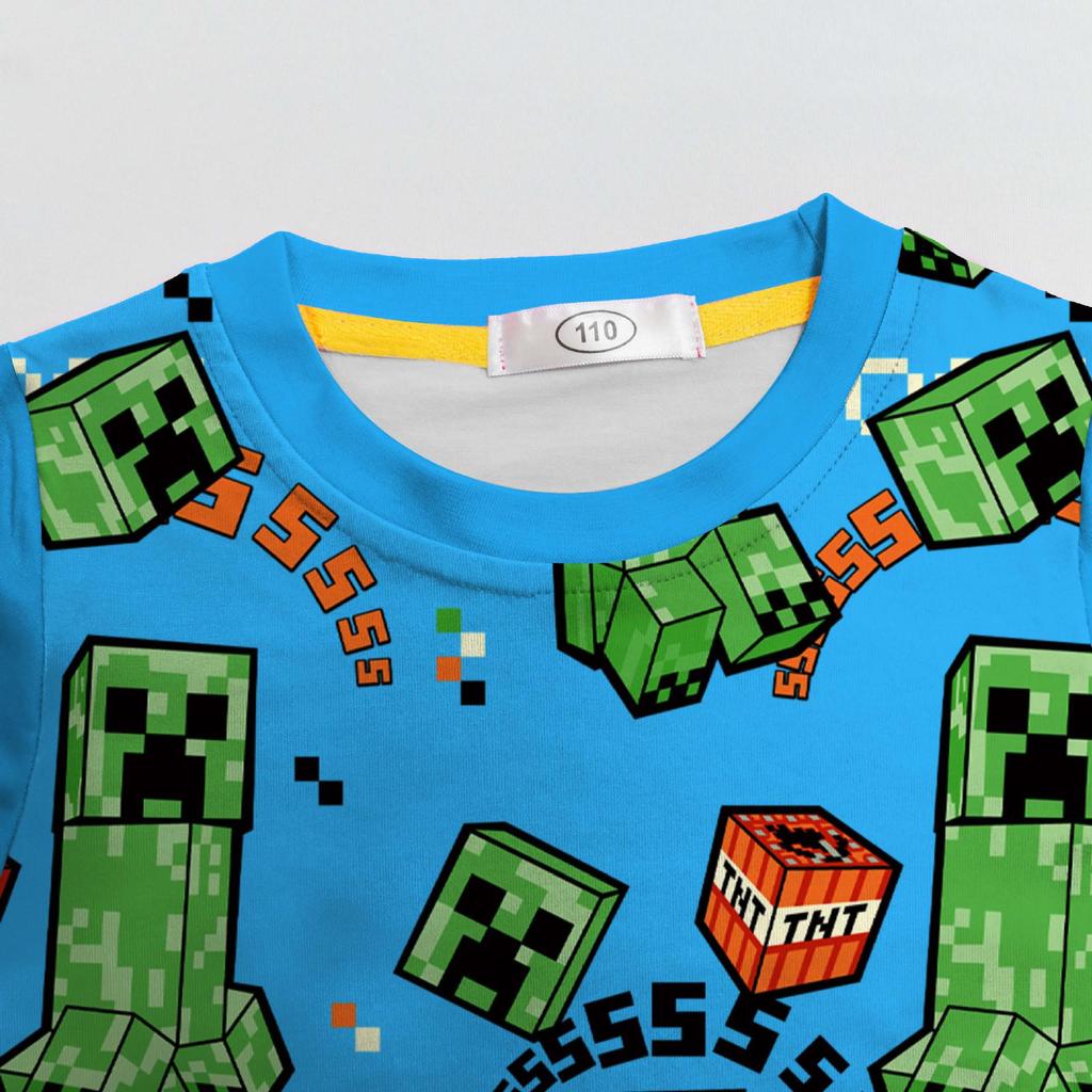 Minecraft Kids' Long Sleeve Pajama Set