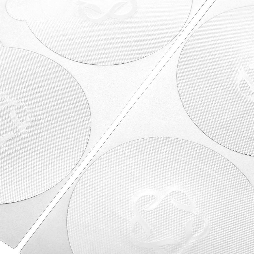 50pcs Set 50pcs Reusable Coffee Pods Covers 58mm Aluminum Foil Capsules Covers  For Vertuo Pods