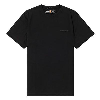 Breathable Crew Neck Pullover Short Sleeve T-Shirt Men Tops Black A6ASV-001