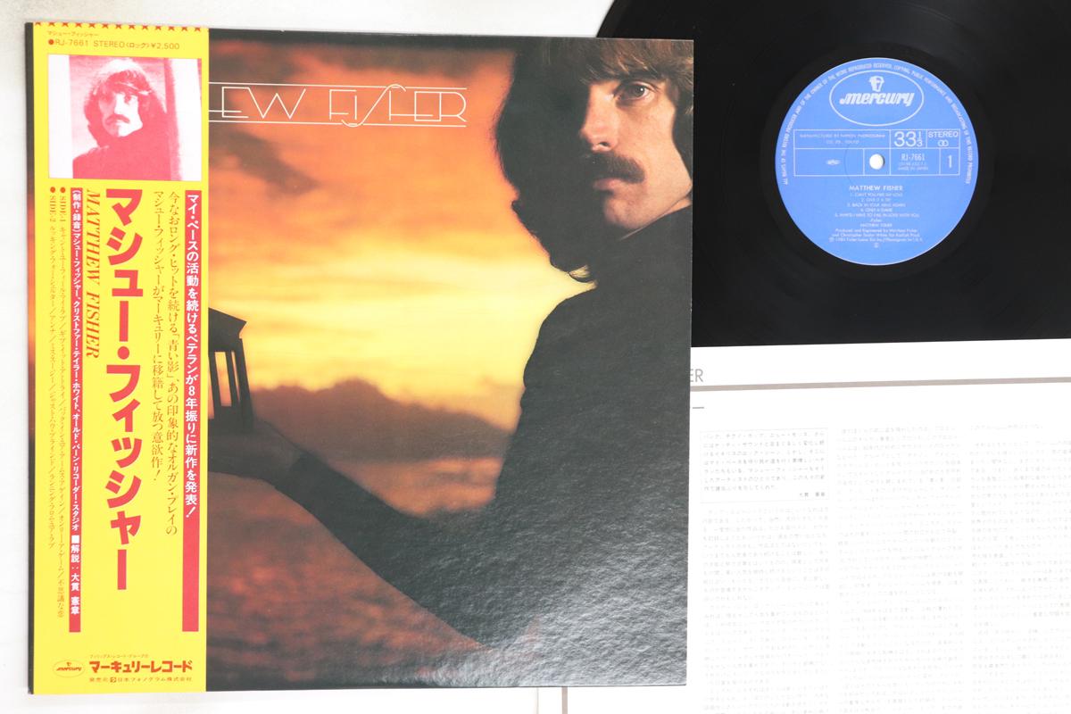 

LP Record MATTHEW FISHER - Matthew Fisher RJ7661 MERCURY 1980 Japan Obi Rock Used