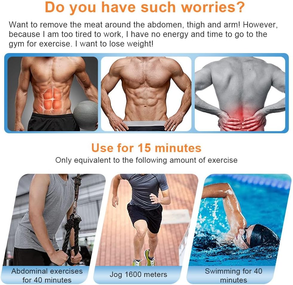 EMS Muscle Stimulation Abs Abdominal Belt Trainer Stimulator Massage Fitness Slimming Massager Belly Weight Loss Body Shaping