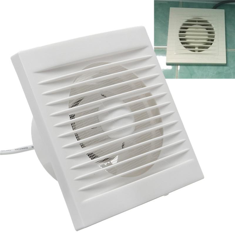 220V 4 pollici 6 pollici 8 pollici Appeso a Parete Bianco Ventilatore Piccolo Ventilatore Estrattore Ventilatori di Scarico WC Bagno Cucina Ventilatore