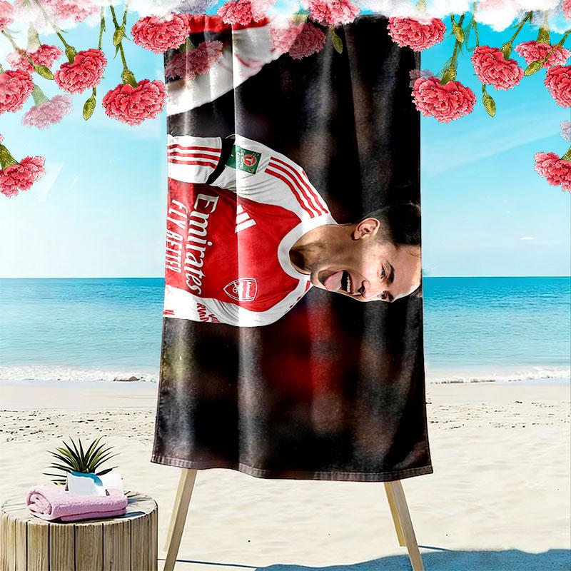 Zubimendi Print Beach Towel, Large Soft Quick Dry Towel for Beach Camping Swimming